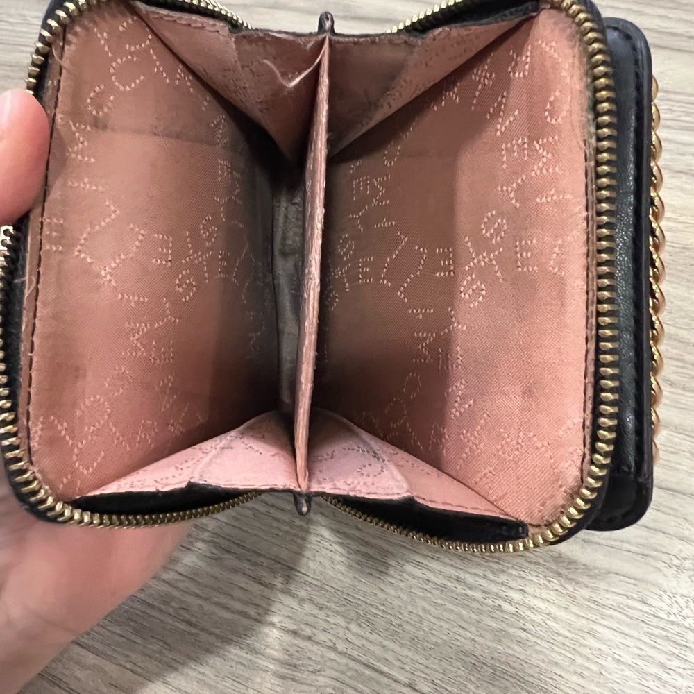Stella McCartney Falabella zip-around compact wallet EUC - Picture 5 of 5